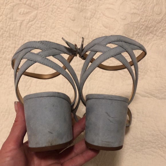 Nine West size 8.5 Med US light blue sandals. - Picture 5 of 9